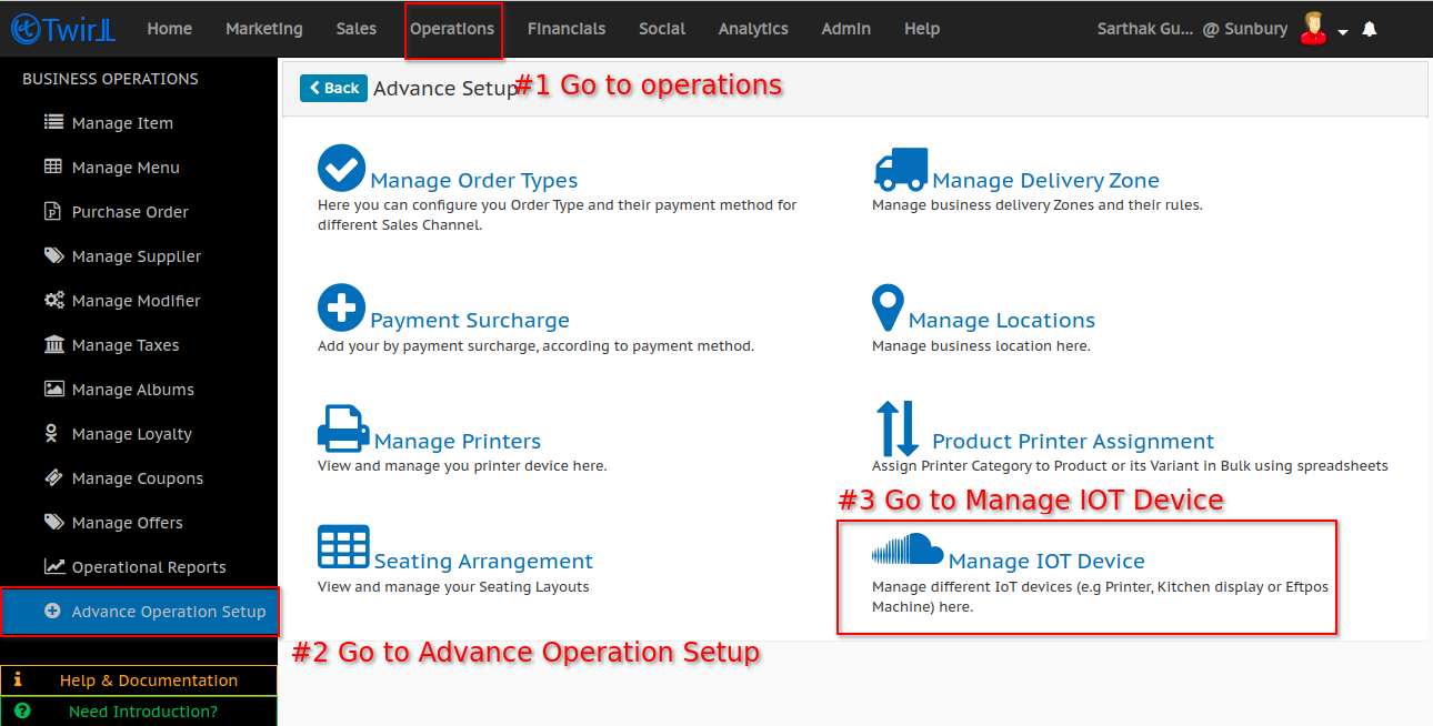 Go To Mange IOT Device